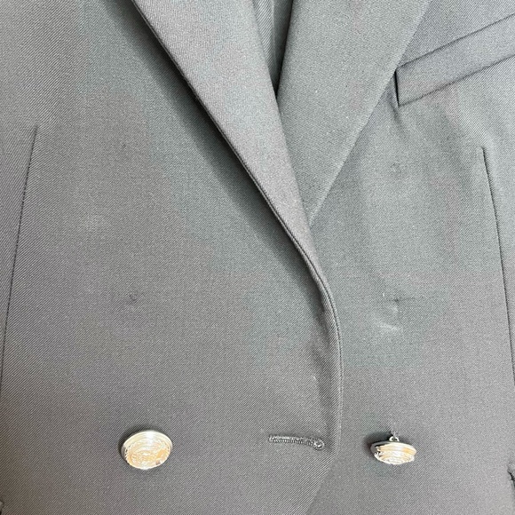 Balmain Double Breasted Wool Blazer *missing buttons* - Picture 16 of 16